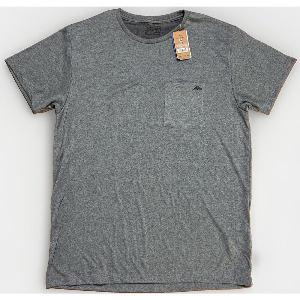 Patagonia Hybrid Pocket Responsibili-Tee T Shirt Grey Mens Size XL Flying Fish